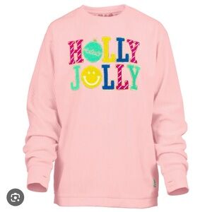 Pink 'Holly Jolly Fun' Tee